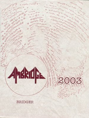 cover image of Ambridge Area High School - Bridger - 2003